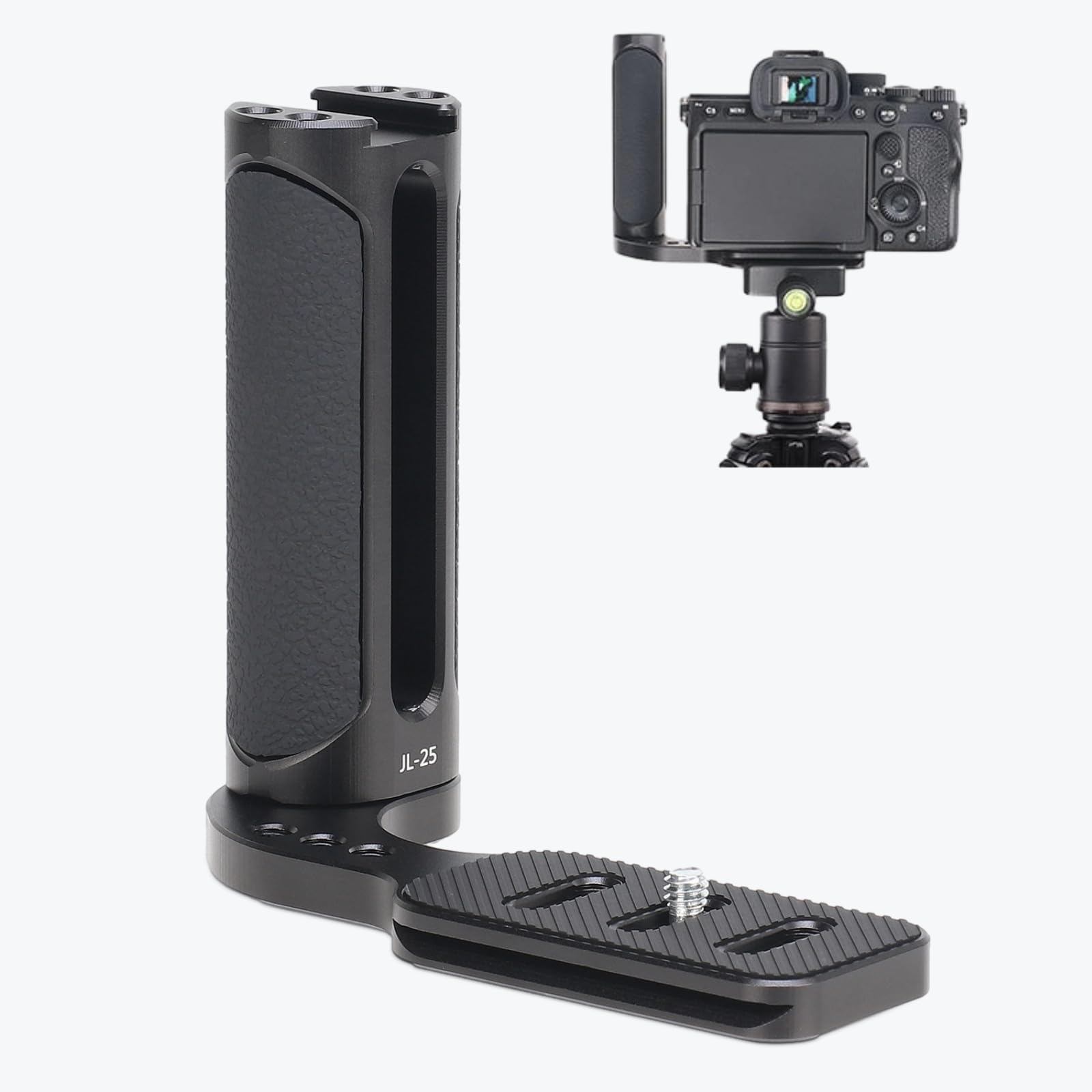 アクセサリー kamero Amazon.com : Camera Universal Side Handle Grip, Cold Shoe Mount